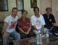 Brian Zawilinski w/ Teresita, Master Vasquez, and Master Dulay